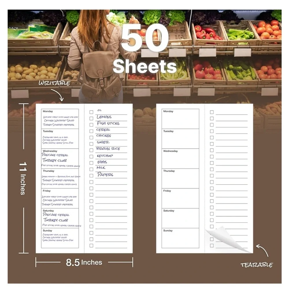 Meal planner pad
